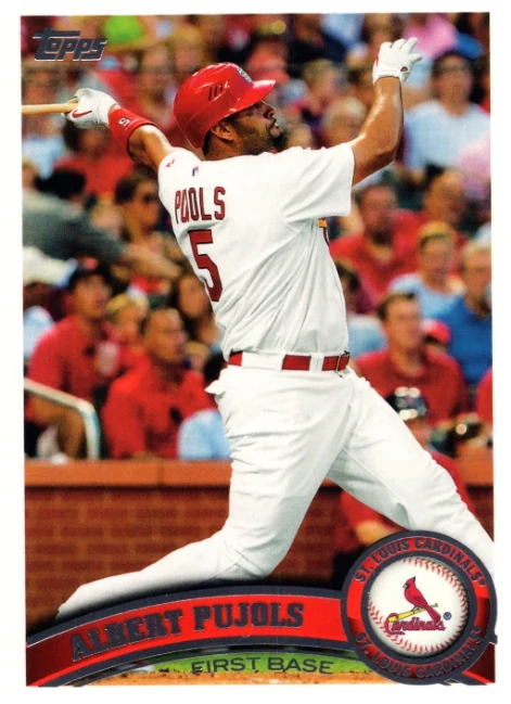 2011 Topps Baseball card design